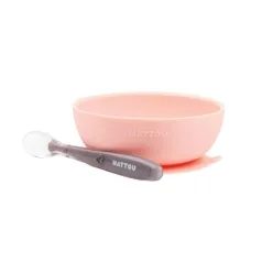 set scodella rosa + cucchiaio
