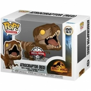 jurassic world: dominion - atrociraptor (red) 9cm - funko pop 1217
