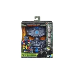 trasformers: rise of the beasts - maschera + personaggio 2 in 1 optimus primal