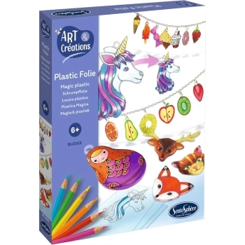 art & creations - plastic folie - bijoux