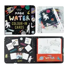 magic water pen and cards - space