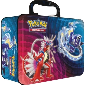 pokemon gcc - scarlatto e violetto - valigetta in metallo con 6 bustine back to school (ita)