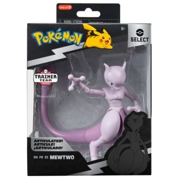 pokemon - select super-articulated figure 15cm - mewtwo