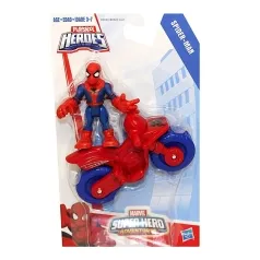 spiderman - super hero adventure - moto con personaggio - modello assortito