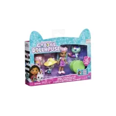 gabby's dollhouse - pack da 4 personaggi