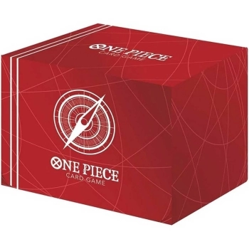 one piece card game - clear card case - standard red