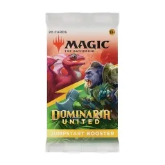 magic the gathering - dominaria united - jumpstart booster - bustina singola 21 carte (ed. inglese)