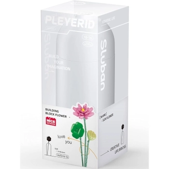 fiore di loto con vaso - 254 pezzi