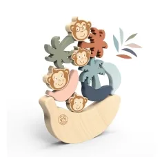 gioco dell'equilibrio con scimmiette