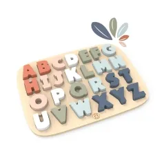 puzzle alfabeto in legno