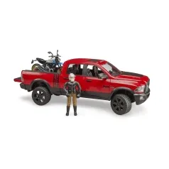 ram 2500 power wagon con scrambler ducati desert e pilota