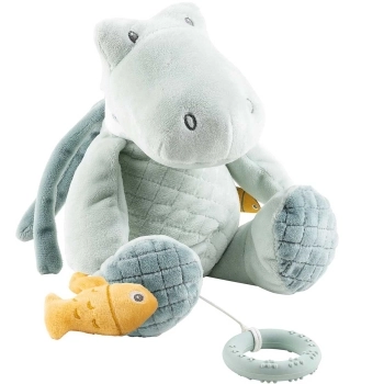 carillon romeo il coccodrillo - peluche 30cm