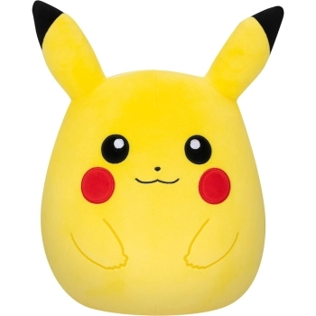 squishmallows - pokemon pikachu - peluche 25cm