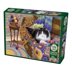 comfy cat - puzzle 1000 pezzi