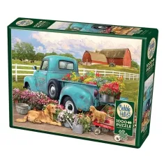 flower truck - puzzle 1000 pezzi