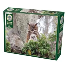 great horned owl - puzzle 1000 pezzi