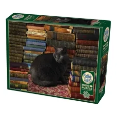 library cat - puzzle 1000 pezzi