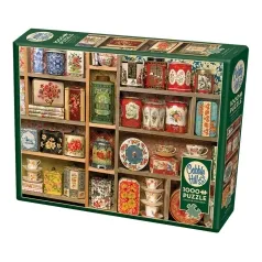 vintage tins - puzzle 1000 pezzi