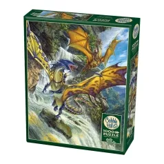 waterfall dragons - puzzle 1000 pezzi 
