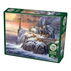 winter lighthouse - puzzle 1000 pezzi