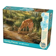 deer family - puzzle 350 pezzi