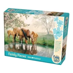 horse family - puzzle 350 pezzi