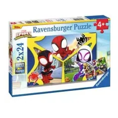 spidey - puzzle 2x24 pezzi