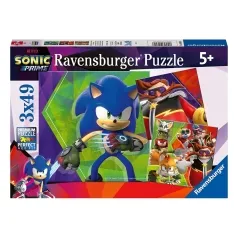 sonic prime - puzzle 3x49 pezzi