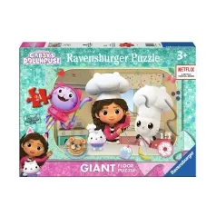 gabby's dollhouse kitchen - puzzle 24 pezzi pavimento