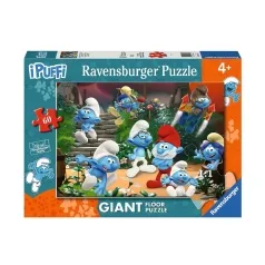 i puffi - puzzle 60 pezzi pavimento