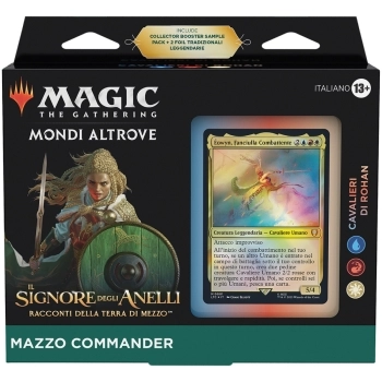 magic the gathering - mondi altrove - il signore degli anelli - racconti della terra di mezzo - mazzo commander - cavalieri di rohan (ita)