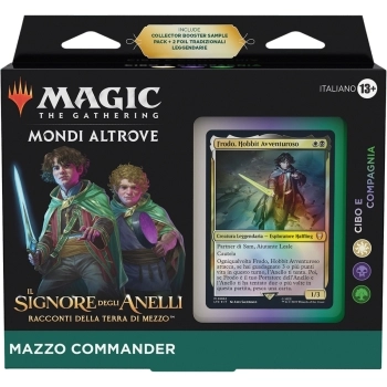 magic the gathering - mondi altrove - il signore degli anelli - racconti della terra di mezzo - mazzo commander - cibo e compagnia (ita)