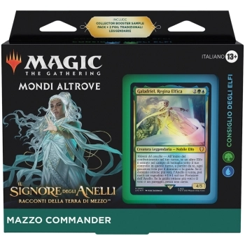 magic the gathering - mondi altrove - il signore degli anelli - racconti della terra di mezzo - mazzo commander - consiglio degli elfi (ita)