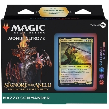 magic the gathering - mondi altrove - il signore degli anelli - racconti della terra di mezzo - mazzo commander - gli eserciti di mordor (ita)