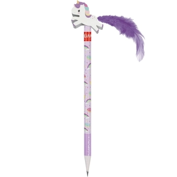 matita con gomma - unicorn