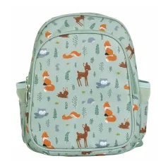 zainetto grande con tasca termica - amici della foresta - 27x32x19 cm - mantiene cibi e bevande freschi!