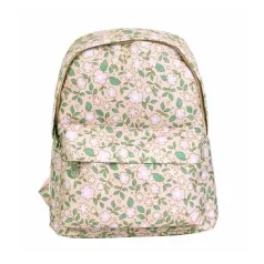zainetto piccolo fiori rosa - 23,5x30x10 cm