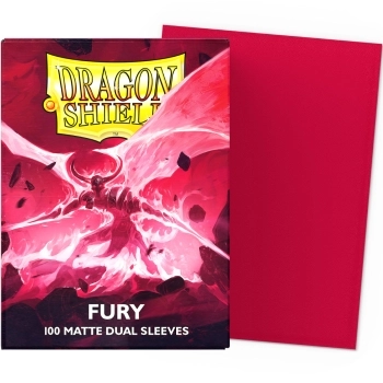 dragon shield standard sleeves - fury dual matte (100 bustine protettive)