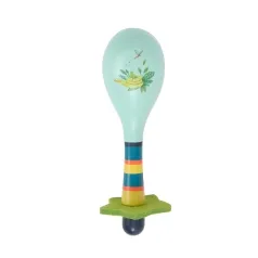 maracas in legno verde