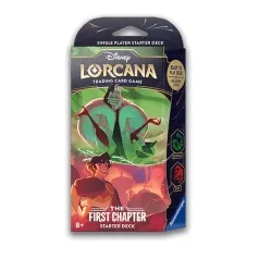 lorcana - the first chapter - crudelia de mon & aladdin - starter deck (eng)