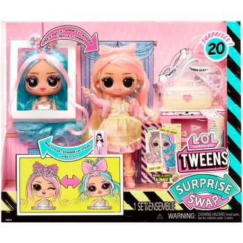lol surprise tweens surprise swap fashion doll - braids-2-waves winnie