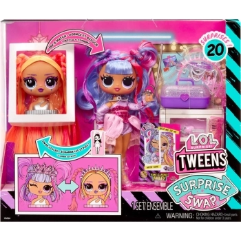 lol surprise tweens surprise swap fashion doll - buns-2-braids bailey