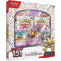 pokemon gcc - scarlatto e violetto 151 - collezione alakazam ex (ita)
