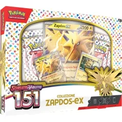 pokemon gcc - scarlatto e violetto 151 - collezione zapdos-ex (ita)
