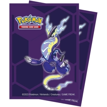 pokemon gcc - proteggi carte standard 65 bustine - miraidon