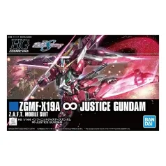 hg cosmic era - zgmf-x19a justice gundam - z.a.f.t. mobile suit 1/144