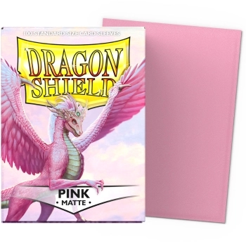 dragon shield standard sleeves - pink matte (100 bustine protettive)