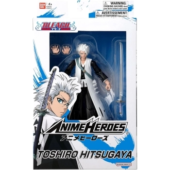 anime heroes - bleach - toshiro hitsugaya - personaggio 17cm