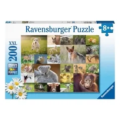 i cuccioli del mondo - puzzle 200 pezzi xxl