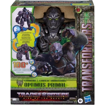 trasformers: rise of the beasts - optimus primal - command and convert animatronic